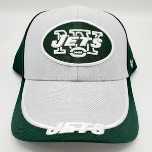 '47 New York Jets NFL Gray & Green Hook and Loop